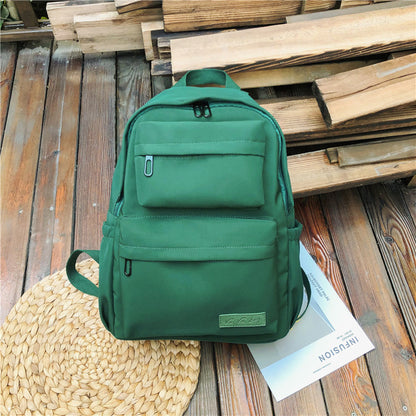 Double pocket backpack