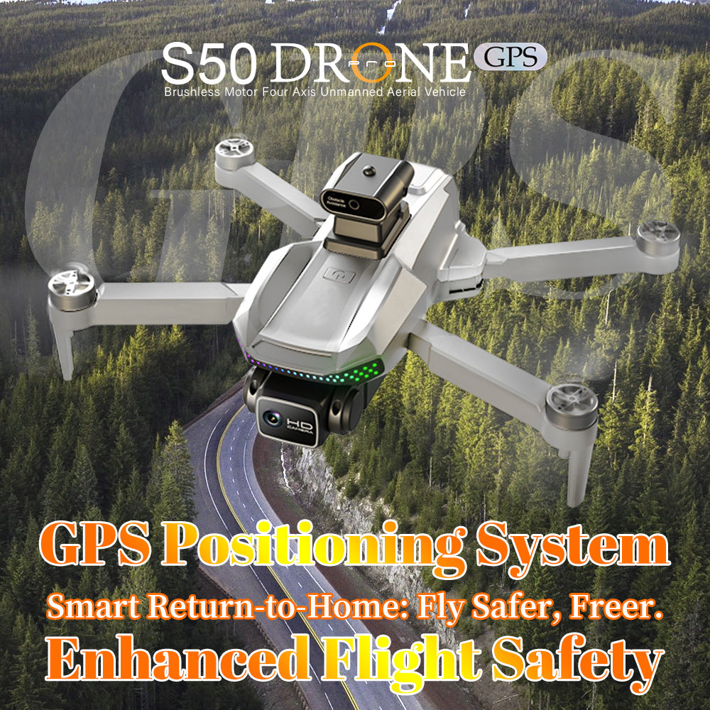 S50-Pro GPS Drone — HD Camera, Obstacle Avoidance & Dual-Battery Extended Flight