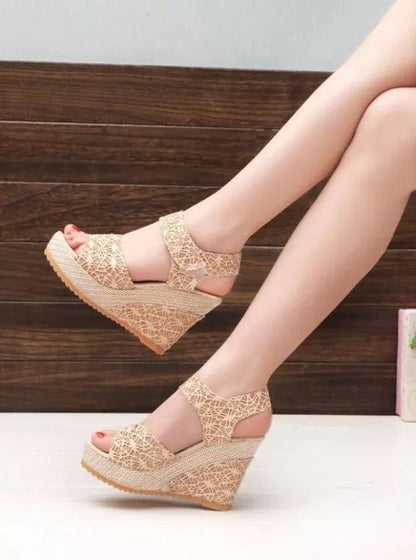 Women's Flat Platform High Heel Sandals