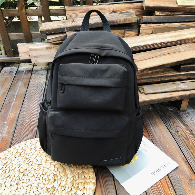 Double pocket backpack