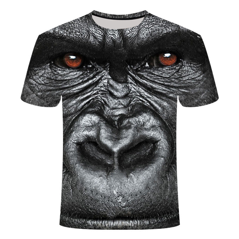 Face digital print T-shirt