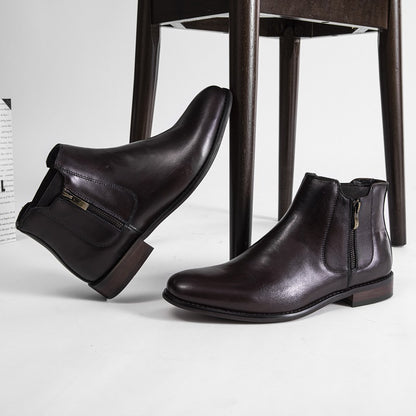 First Layer Cowhide  Boots Men's Leather