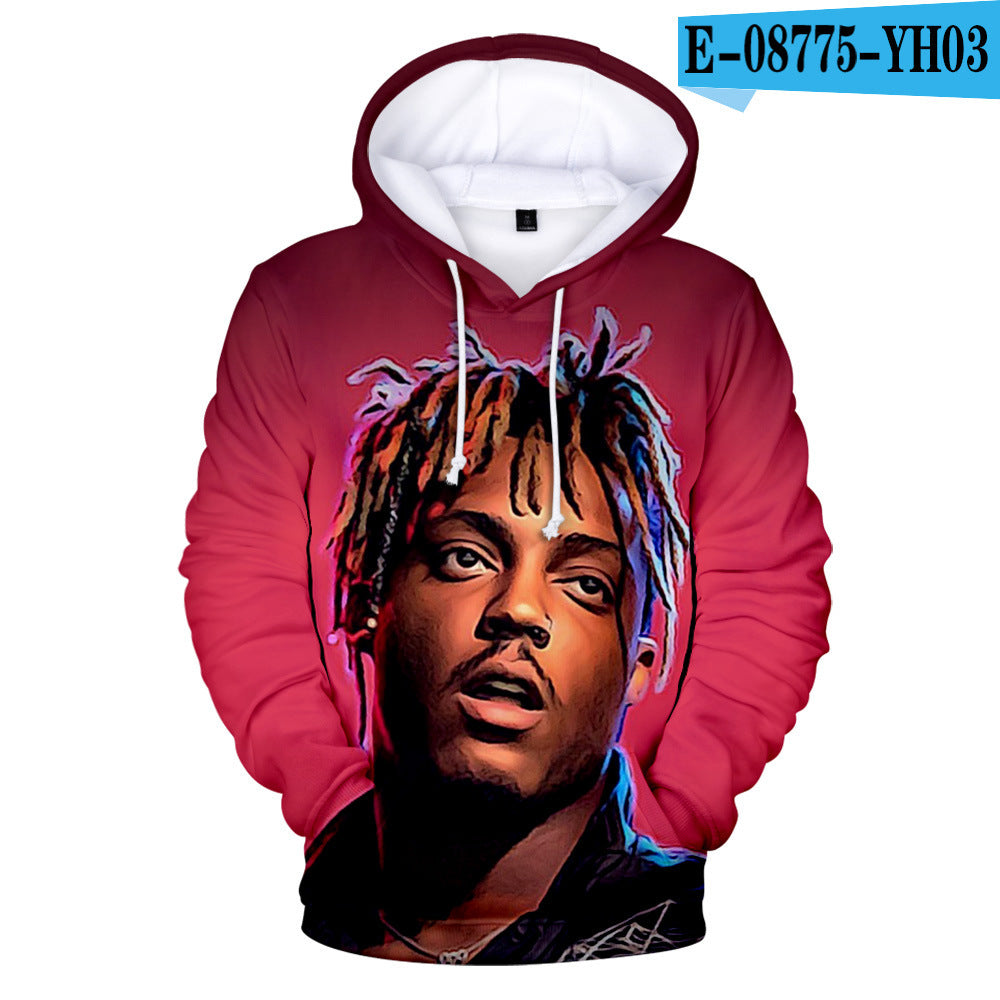 Hip-hop singer Juice Wrld 3D Hoodie