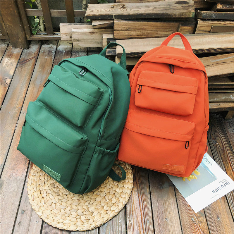 Double pocket backpack