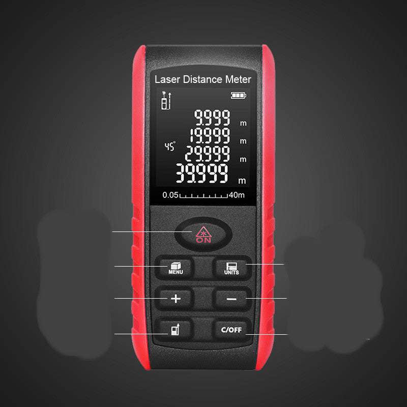 Hand-held Laser Range Finder Infrared Measuring Instrument Electronic Ruler