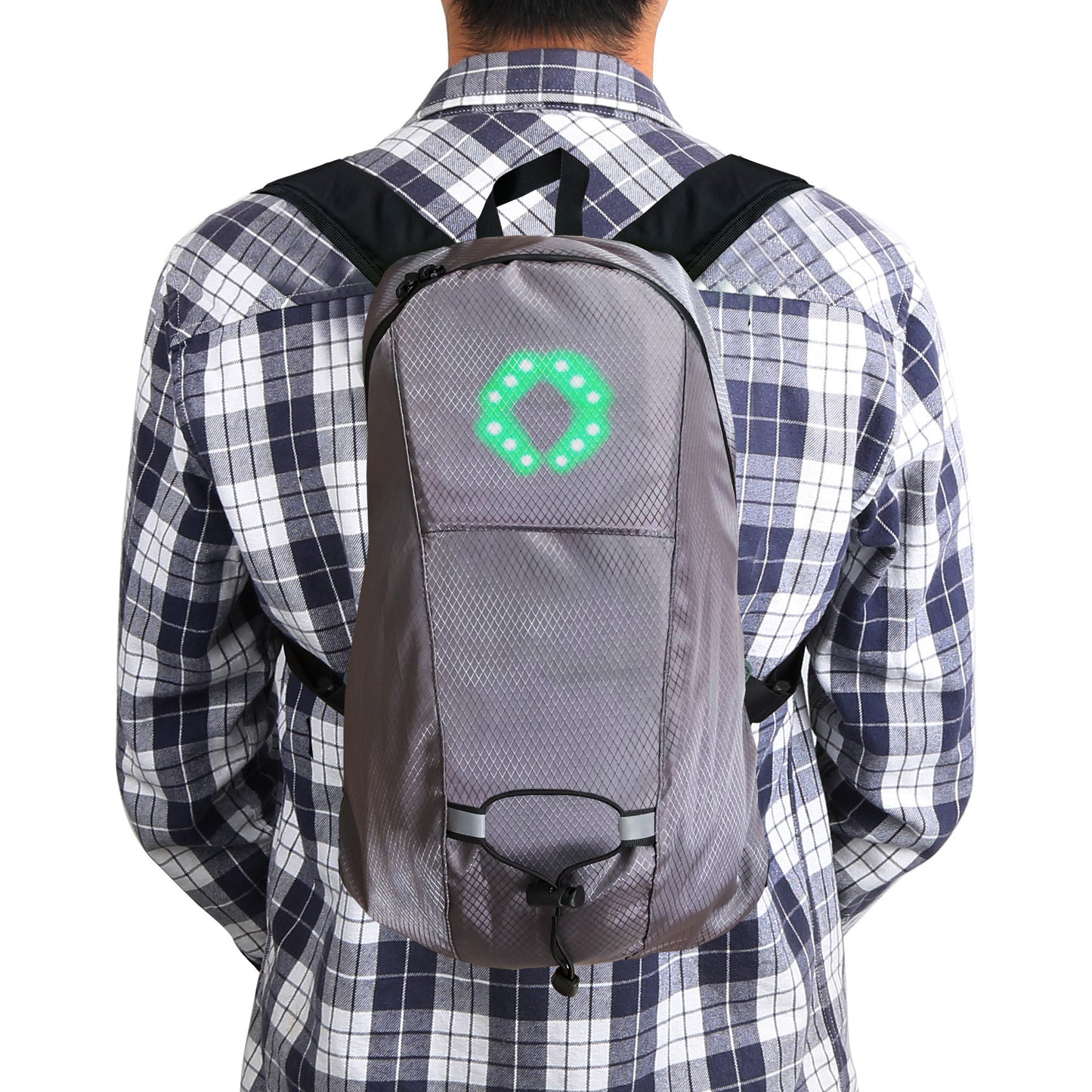 Turn signal backpack