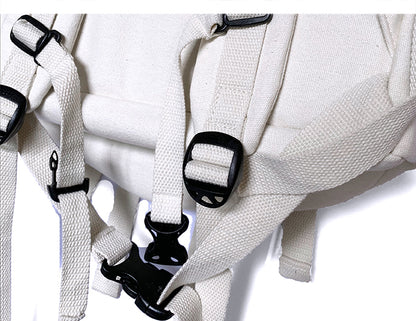 Canvas ribbon backpack