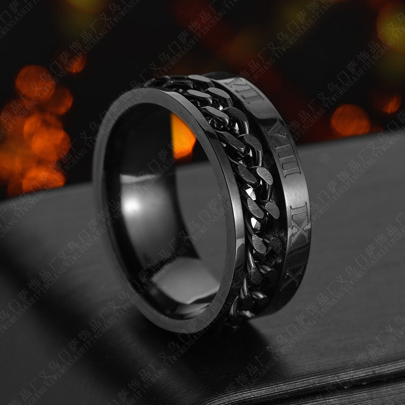 Digital titanium steel ring