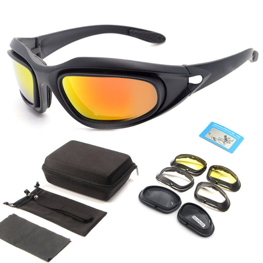 Goggles Polarized Tactical Sunglasses Outdoor Cycling Night Vision Dustproof Sunglasses