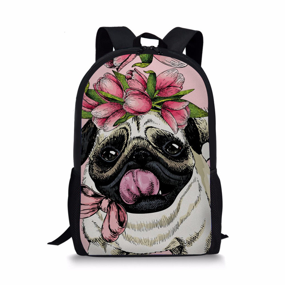 Printed ladies backpack