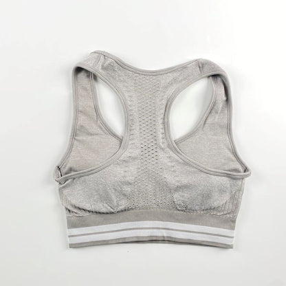 Seamless knitted quick-drying sports yoga suit