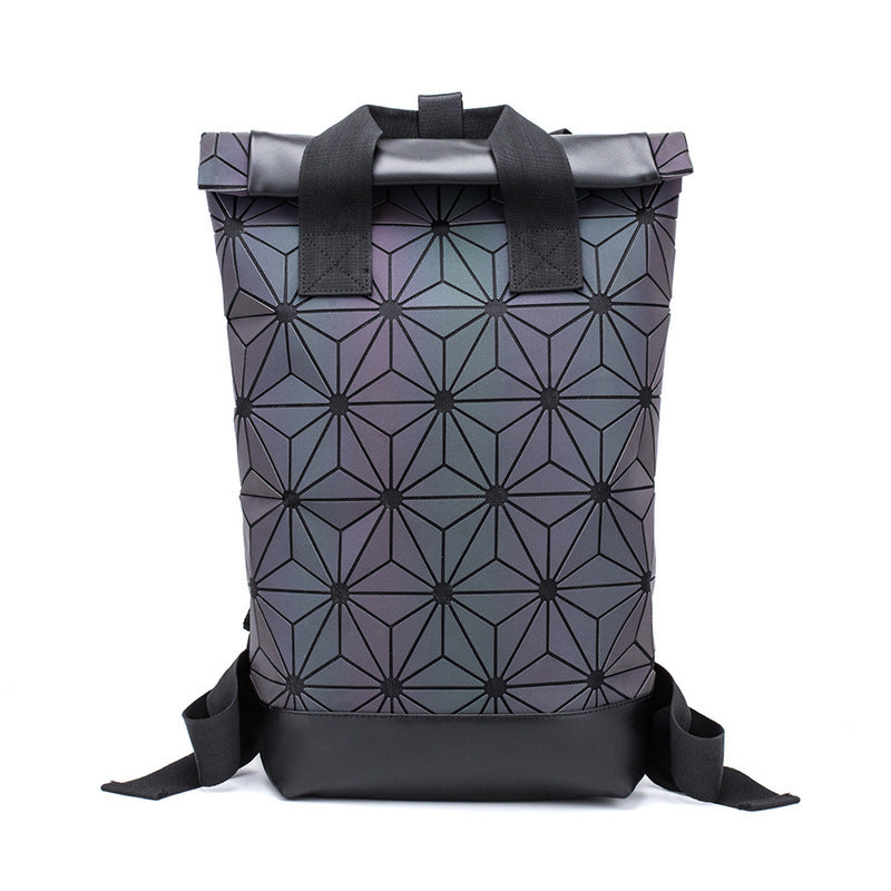 Geometric diamond backpack