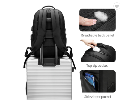 Backpack Trend Backpack Men's Waterproof Travel Computer Backpack Korean College Student Schoolbag