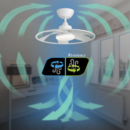 LightPro 22″ LED Smart Ceiling Fan — Small-Space Cooling, Big Performance
