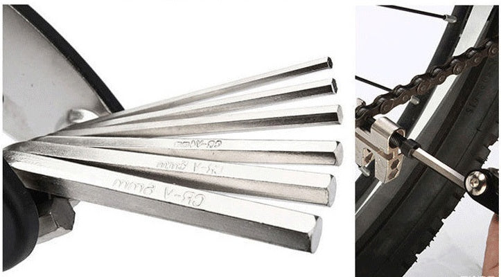 16-in-1 Bicycle Repair Multi-Tool — Folding Bike Maintenance Combo Kit
