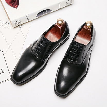 Men's Gentleman Youth Wedding Simple Single Shoes