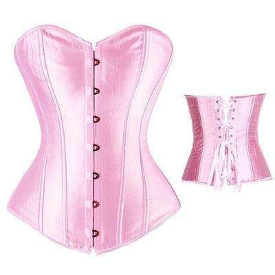 Bustier Lace up Boned Top Corset Waist Shaper