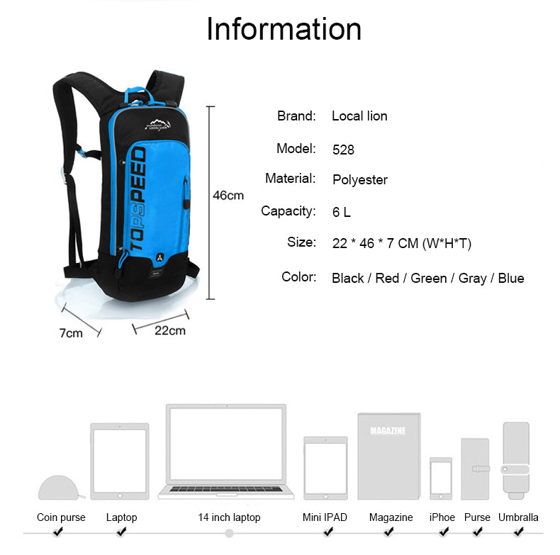 6L Hiking backpack