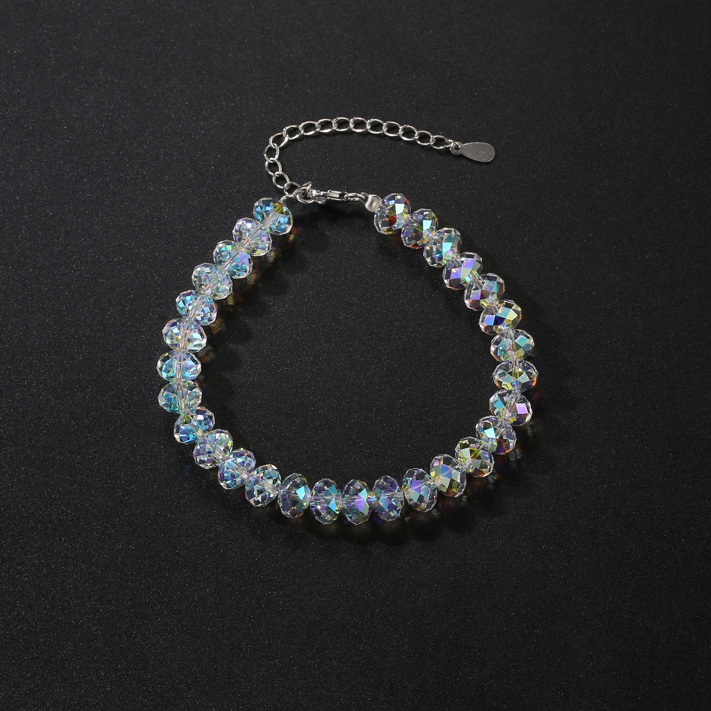 All-match forest girl bracelet with colorful sparkling crystal