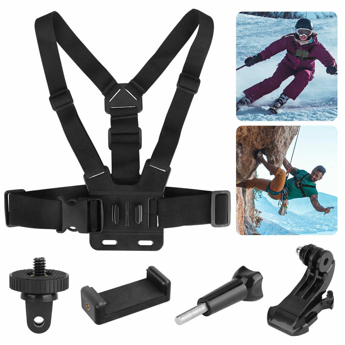 Chest Strap Mount Accessories Adjustable Phone Holder For GoPro Hero 9 8