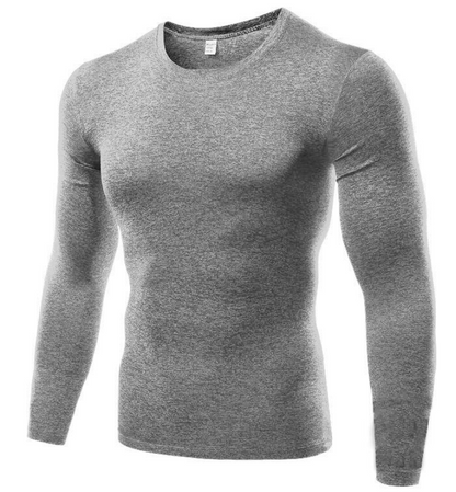 Men's Blank Long Sleeve Compression Top