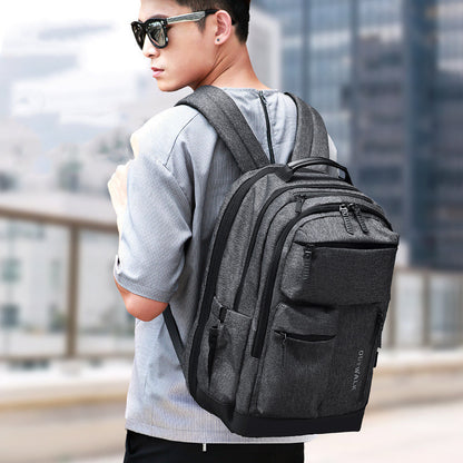 Backpack Trend Backpack Men's Waterproof Travel Computer Backpack Korean College Student Schoolbag