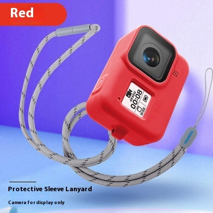 GoPro Hero8 Black Protective Silicone Sleeve with Lanyard - Accessories