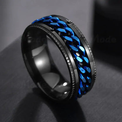 Black/Blue - Cool Ring