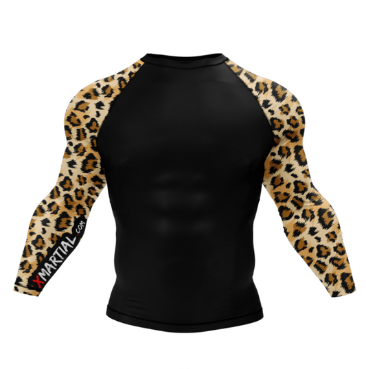 LEOPARD SLEEVE RASH GUARD - XMARTIAL SLEEVE