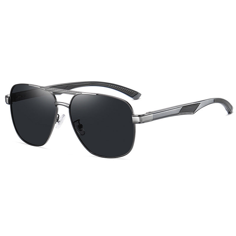 Men's Big Face Anti-Glare Anti-UV Polarized Sunglasses