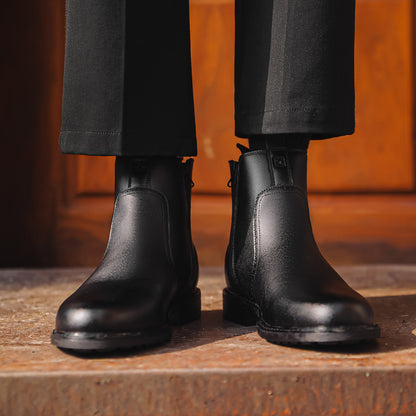 Fleece-like Men's Shoes New Autumn Boots