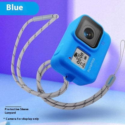 GoPro Hero8 Black Protective Silicone Sleeve with Lanyard - Accessories