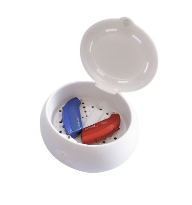 Electric USB UV Drying Box — Dehumidifier & UV Sanitizer for Hearing Aids and Earbuds
