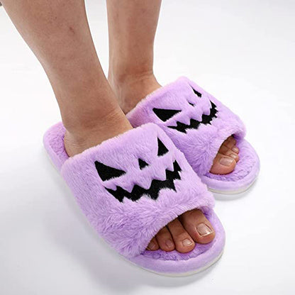 Halloween Slipper Shoes - Cute Winter Warm Home Slippers For Women