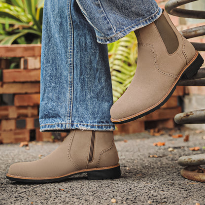 Fleece-like Men's Shoes New Autumn Boots