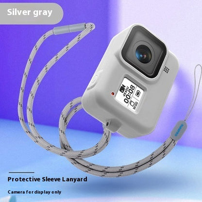 GoPro Hero8 Black Protective Silicone Sleeve with Lanyard - Accessories