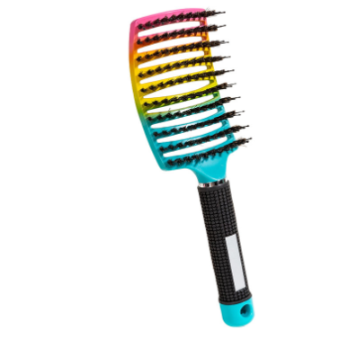 Hairbrush Anti Klit Brushy Haarborstel Women Detangler Hair Brush Bristle Nylon Scalp Massage Teaser Hair Brush Comb