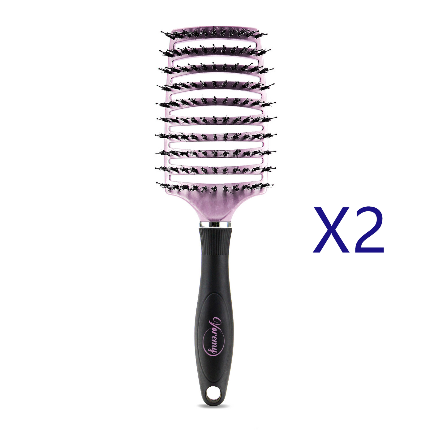 Hairbrush Anti Klit Brushy Haarborstel Women Detangler Hair Brush Bristle Nylon Scalp Massage Teaser Hair Brush Comb