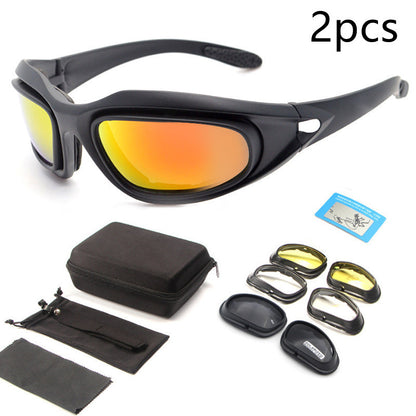 Goggles Polarized Tactical Sunglasses Outdoor Cycling Night Vision Dustproof Sunglasses