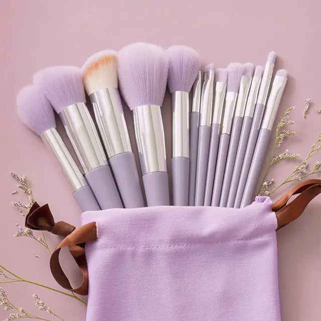 13 Pcs Soft Fluffy Makeup Brushes Set