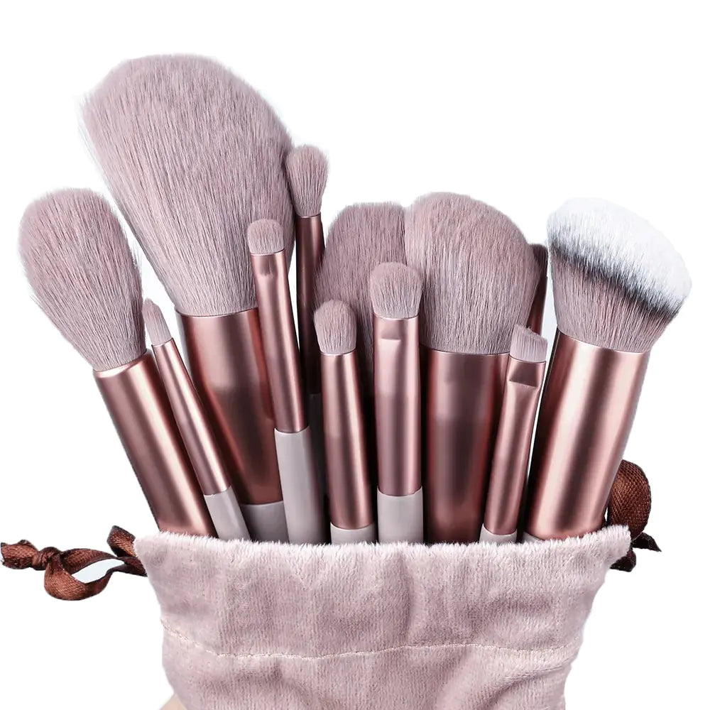 13 Pcs Soft Fluffy Makeup Brushes Set