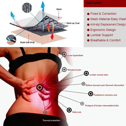 Magnetic Therapy Back Waist Support Belt